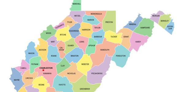 WV Counties Map